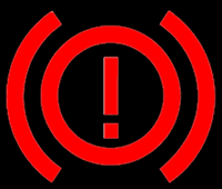 dacia-duster-fren-uyarı ışığı Dacia Duster Handbrake / Brake (Red Exclamation Mark) Dashboard Warning Lights Symbols Meaning