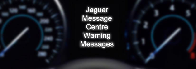 Jaguar Uyarı Mesajları