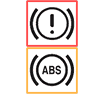 mazda-2-abs-ve-fren Mazda 2 Brake + ABS Warning Light