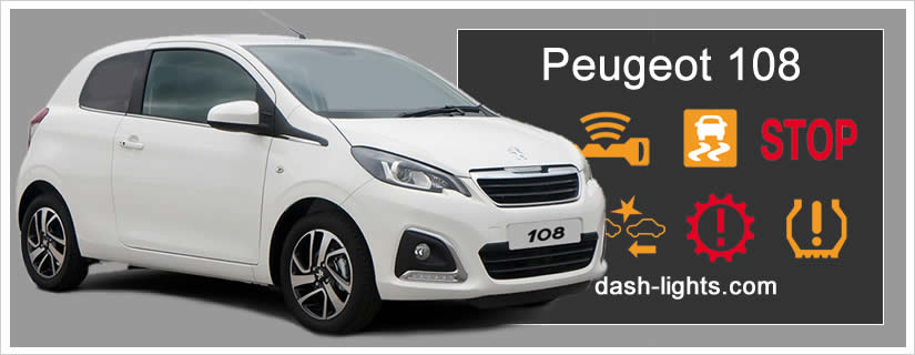 Peugeot 108 Dashboard Uyarı Işıkları ve Sembollerinin Anlamları