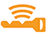 peugeot-108-anahtarsız giriş-amber-uyarı ışığı Peugeot 108 Keyless Entry Fault (Amber Flashing Key) Dashboard Warning Light Symbol