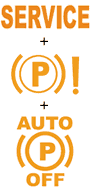 peugeot-3008-park freni-otomatik serbest bırakma-arızası Peugeot 3008 SERVICE + Parking Brake Fault + AUTO Release OFF Dashboard Warning Light