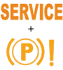 peugeot-3008-park freni-servis arızası Peugeot 3008 SERVICE + Parking Brake Fault Dashboard Warning Light